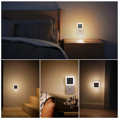 Night Lights Plug into Wall 6-Pack, Plug in Night Light, Dusk to Dawn Nightlight Led Night Lights